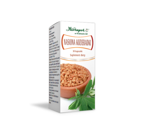 Nasiona Kozieradki 30 kapsułek