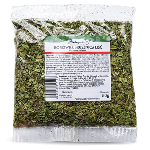 Borówka Brusznica Liść 50g
