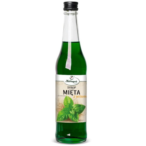 Syrop mięta z witaminą C 480 ml
