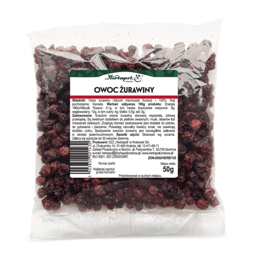 Owoc żurawiny 50g