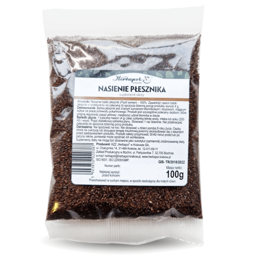 Nasienie płesznika 100g suplement diety