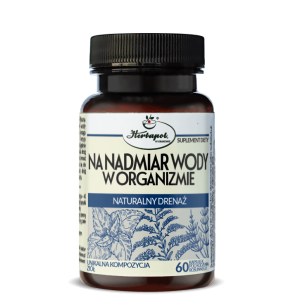 Na nadmiar wody w organizmie 60 kapsułek