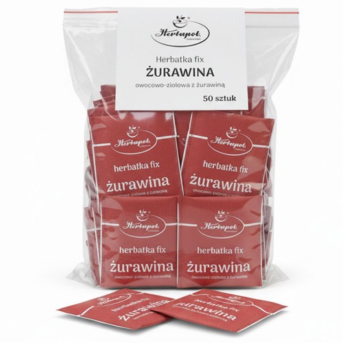 Herbatka fix  ŻURAWINA w kopertkach 50 szt.