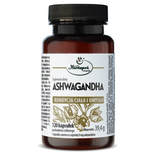Ashwagandha 120 kapsułek