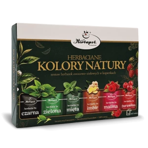 BOMBONIERKA herbaciane kolory natury - 6 smaków